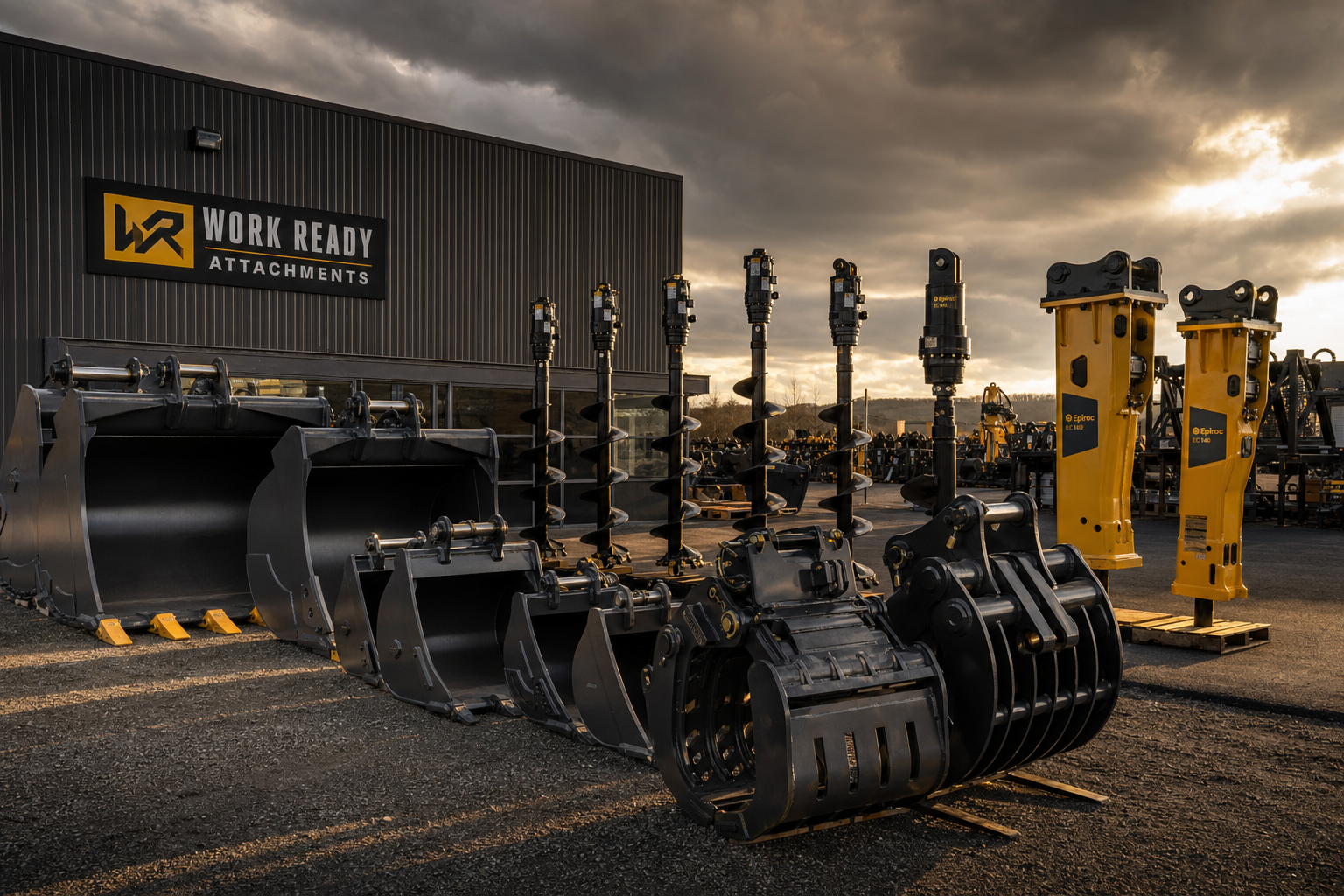 Heavy equipment attachments